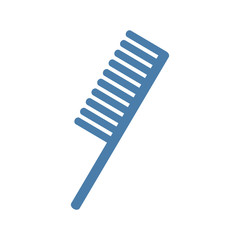 hair comb icon over white background. vector illustration