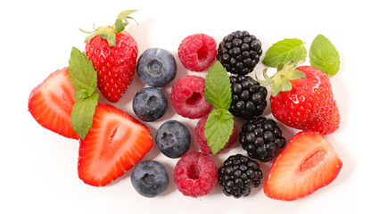 Obraz na płótnie Canvas berries fruits