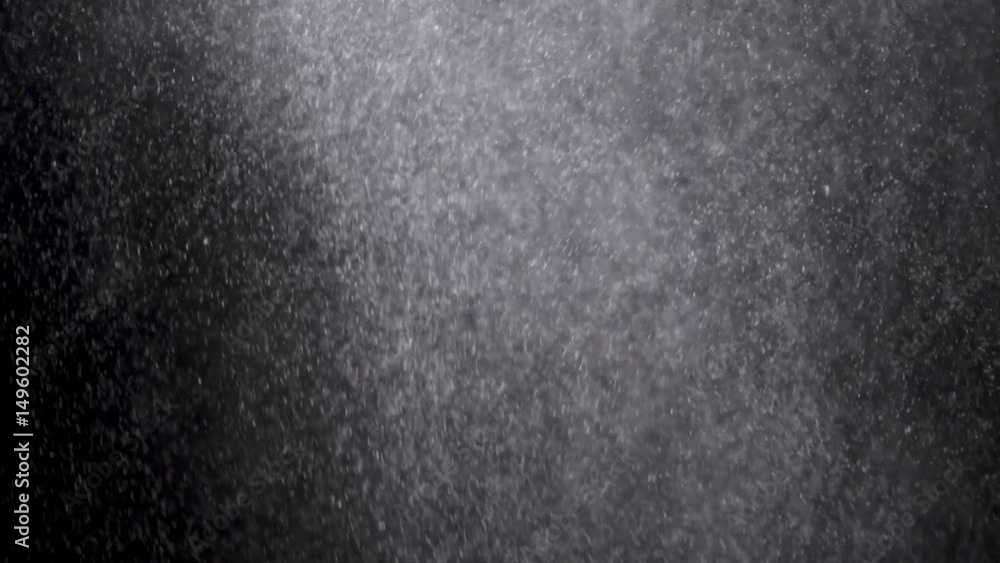 Canvas Prints white powder exploding isolated on black