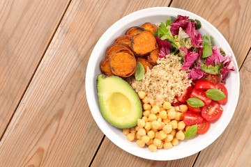 buddha bowl,vegetarian meal