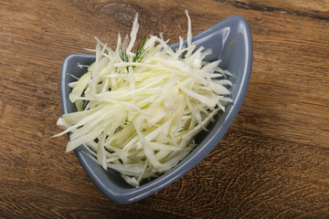Shredded cabbage