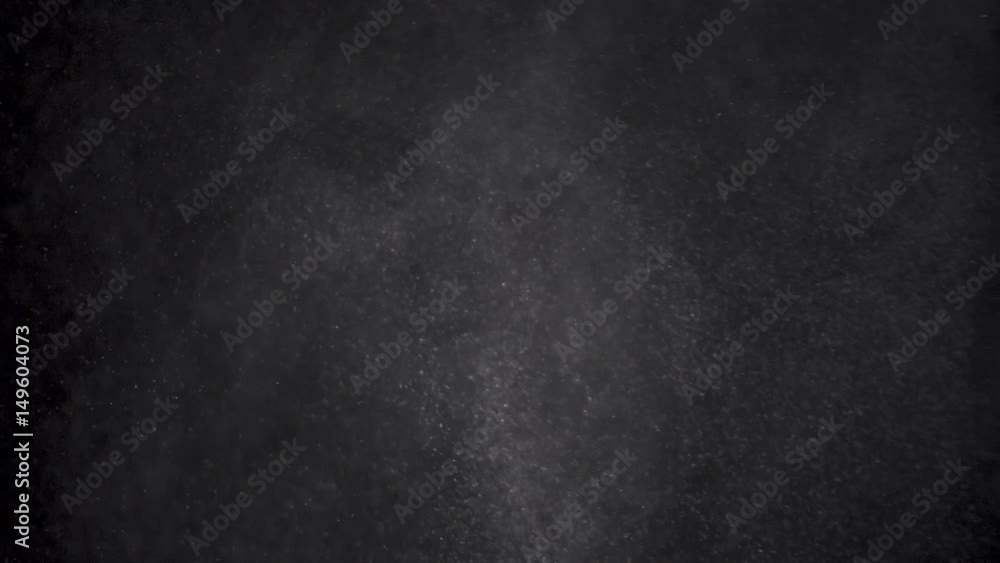 Canvas Prints white powder exploding isolated on black