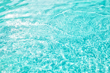 Turquoise pool water background 