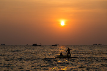 Fototapeta premium Sunset Phu Quoc Beach