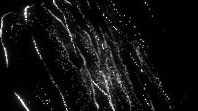 Overlay background. Exploding particles, flying fragments in different directions, twisting white dots. Smashing glass. You can use different types of overlay and get great effects.