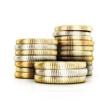 Many gold coints