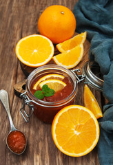 Delicious orange jam