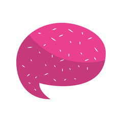 speech bubble message icon vector illustration design