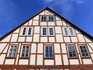 Fachwerkgebäude in Naumburg