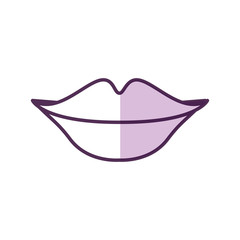 sexy female lips icon vector illustration design