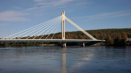 Lumberjack Candle Bridge in Rovaniemi