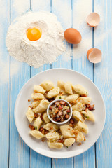 Potato noodles - dumplings