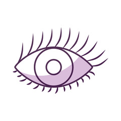 sexy female eye icon vector illustration design