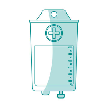 recommend clip art: blue silhouette shading image bag for blood donation vector illustration