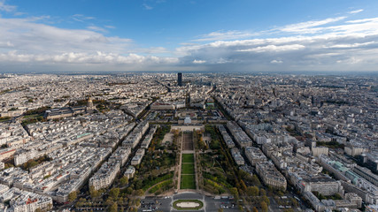 Paris Innenstadt Luftaufnahme