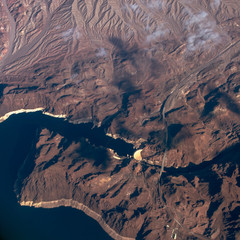 Hoover Staudamm Luftaufnahme