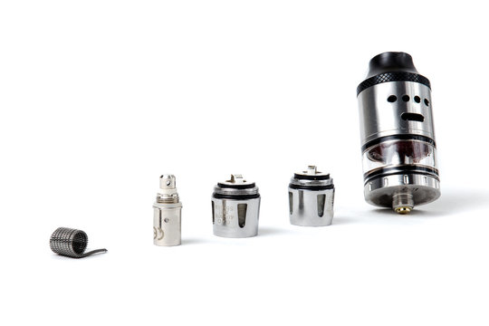 Electronic cigarette tank and coils