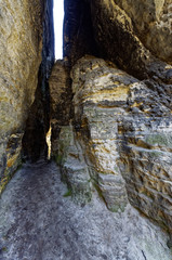 Another shot of the gap between the rocks