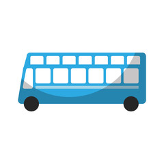 london bus transport vehicle icon vector illustration design