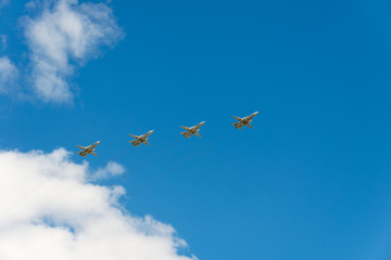 Moscow, the parade on May 9, 2017 aircraft