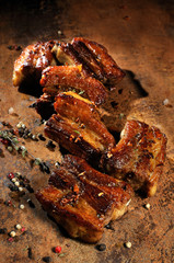 Fried pork ribs