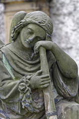 Statue of a shepherd