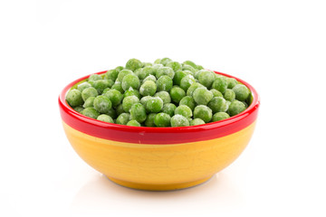 Green frozen peas