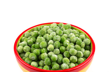 Green frozen peas