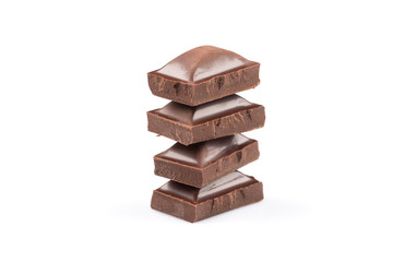 Broken chocolate bar