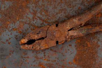 Old rusty tools