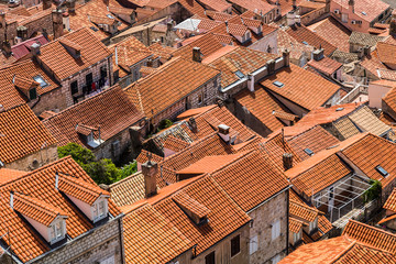 Colourful Dubrovnik cityscape