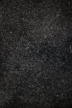 Modern Black Stone Floor Close Up Background.