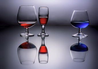 Alcohol glasses