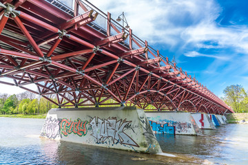 Thalkirchner Brücke in München Thalkirchen an der Isar