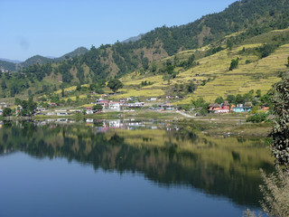 Fototapeta na wymiar Nepal Pokhara