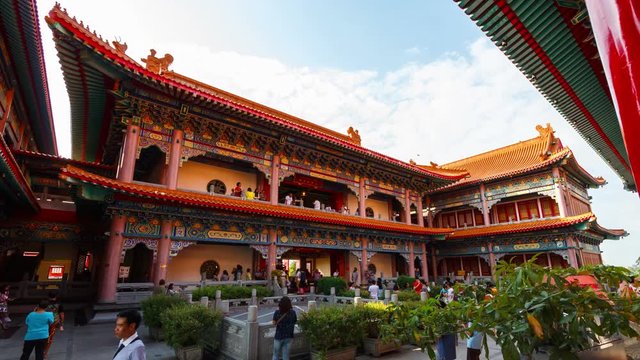 Time Lapse Wat Wat Leng Nei Yee Temple of NonthaburiThailand : Original size 4k (4096x2304)