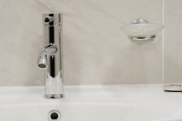 Fototapeta premium Crane in a bath