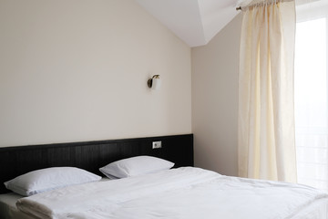 Interior of a hotel bedroom