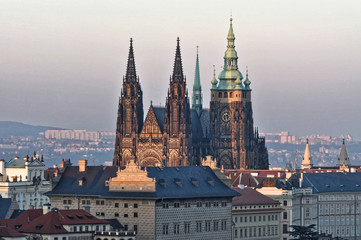 Fototapeta premium View of the top portion of the church