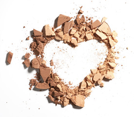 Make up crushed powder
