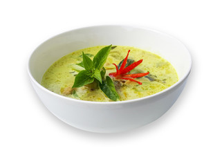 Green curry, Thai traditional and popular food