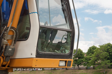 cockpit of a scraper