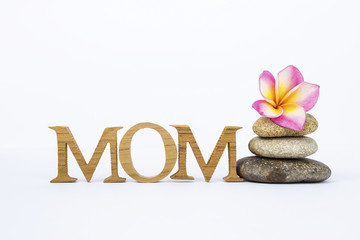 Mother's day concept, Spa gift voucher for mom