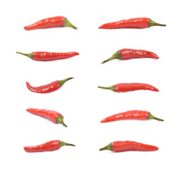 Red italian pepper isolated