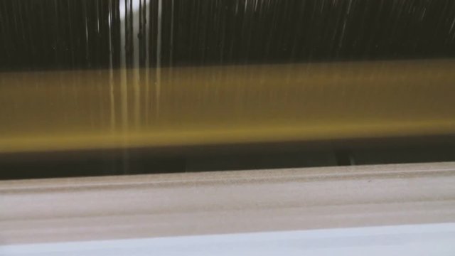 Manufacture Industrial Textiles Production Line with Automatic Weavers in a Factory