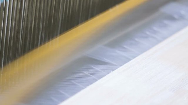 Manufacture Industrial Textiles Production Line with Automatic Weavers in a Factory