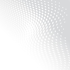 Grey and white halftone background
