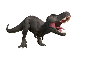 Fototapeta premium Tyrannosaurus rex, T-rex dinosaur from the Jurassic period