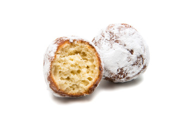 Vanilla cheese balls deep fried