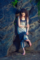 American teenage girl summer fashion in New York